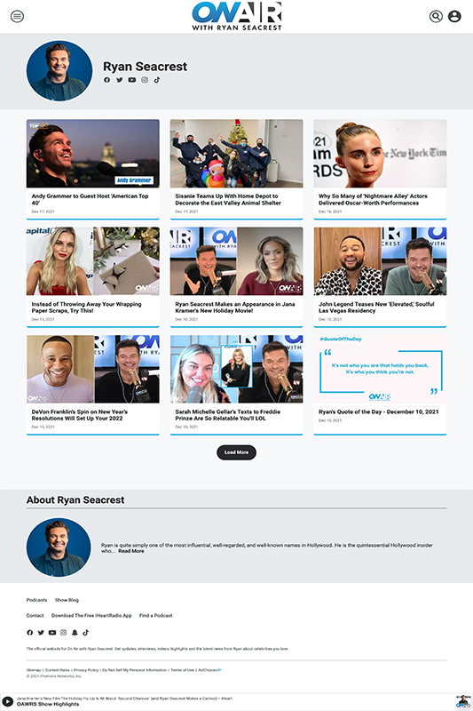 Ryan Seacrest Products - On the Air with Ryan Seacrest